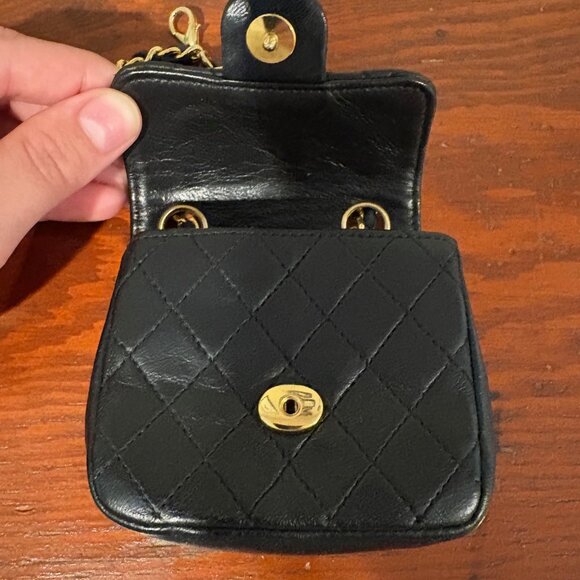 Chanel Vintage Matelassé Quilted Micro Mini Flap Bag - Picture 7 of 14